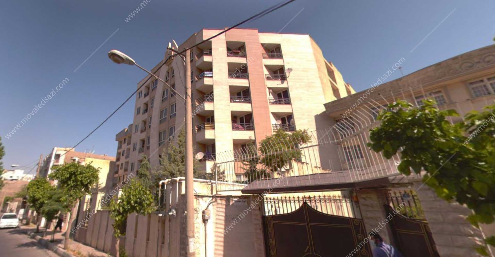 35سهم از 60سهم عرصه و اعیان مسکونی 7 طبقه شناسه 2355
