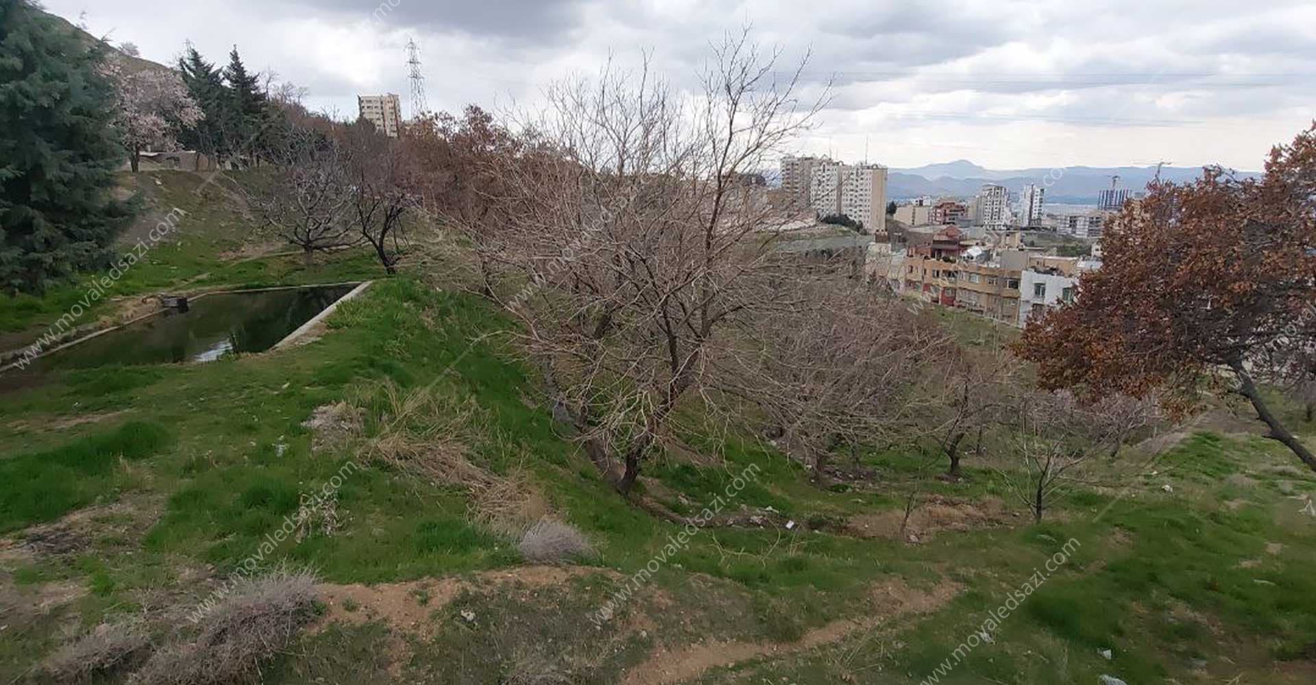 اعیانی یک قطعه زمین مشجر شناسه 1932
