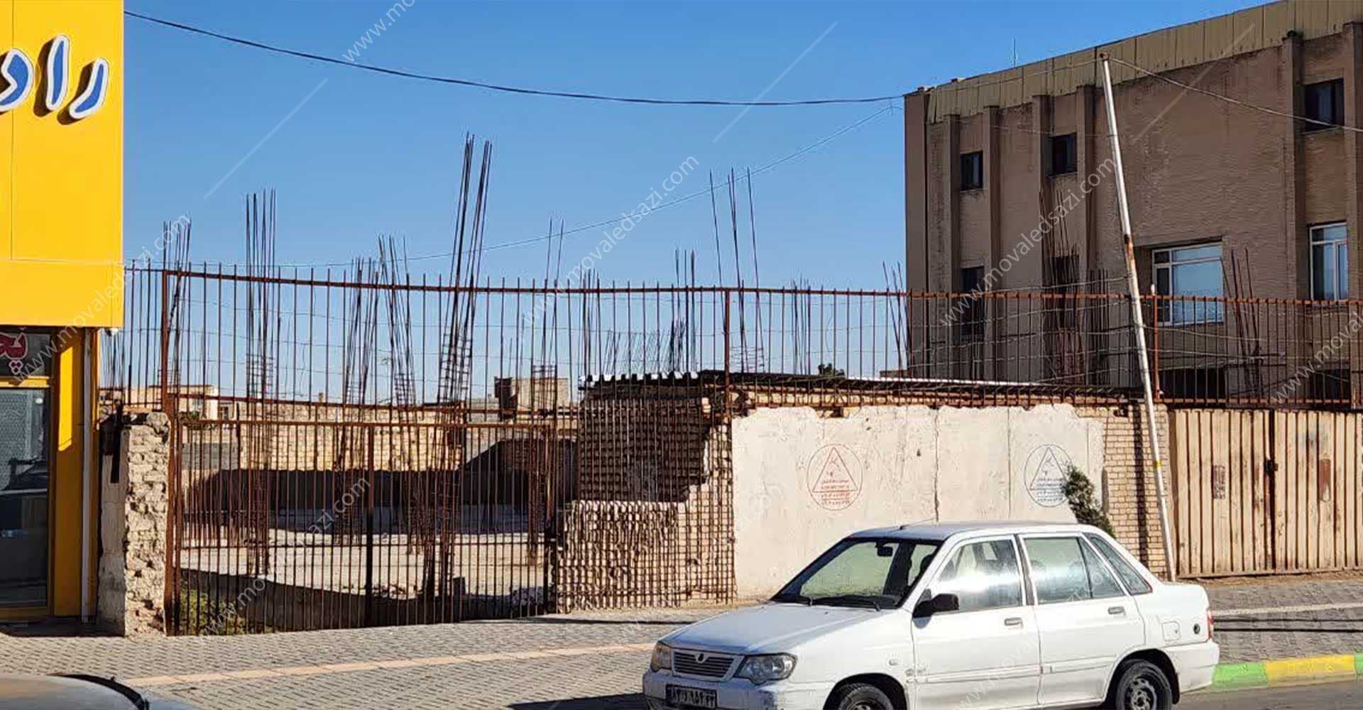 ساختمان در حال ساخت در کاشان شناسه 10872