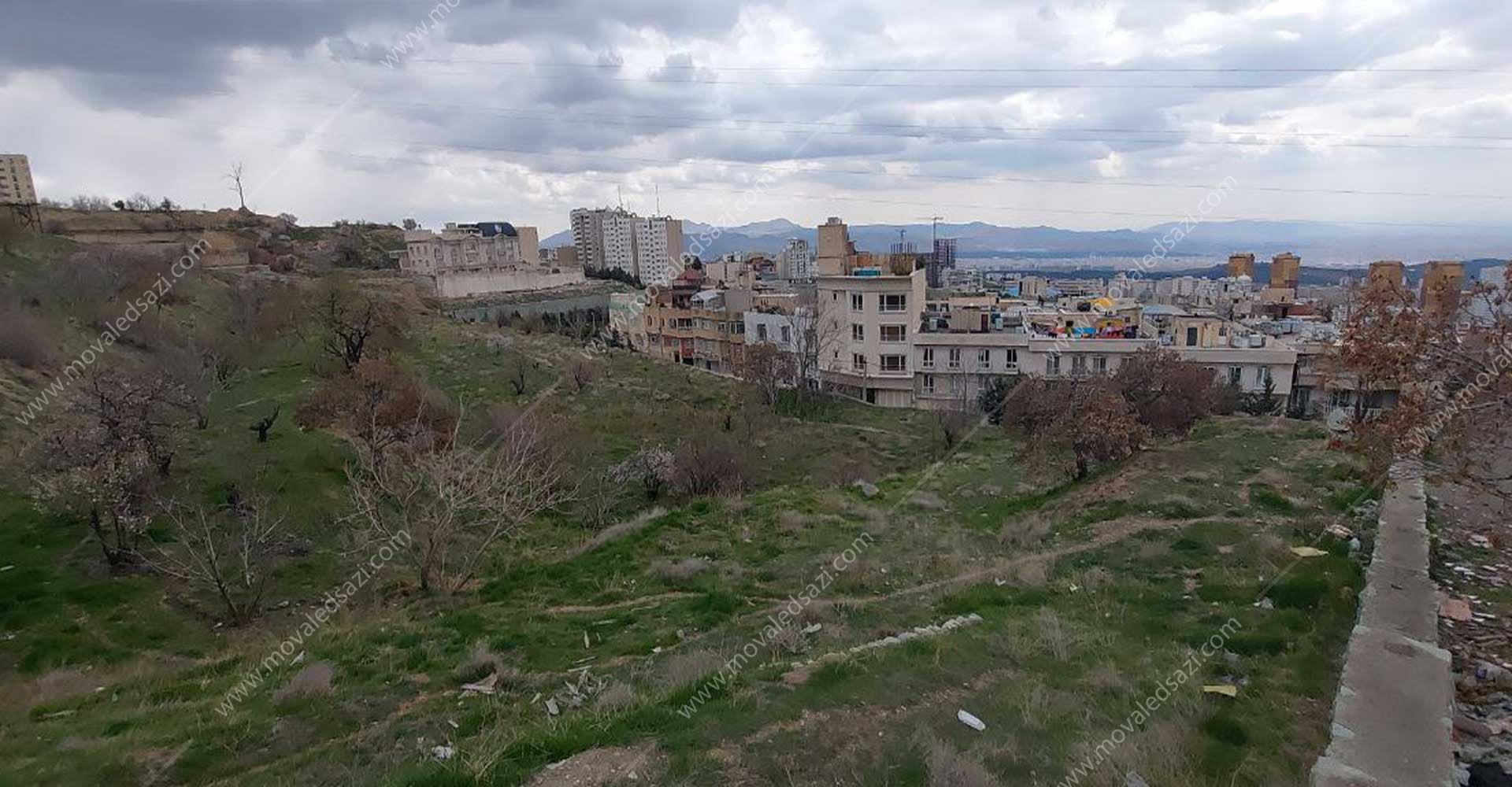 اعیانی یک قطعه زمین مشجر شناسه 1932