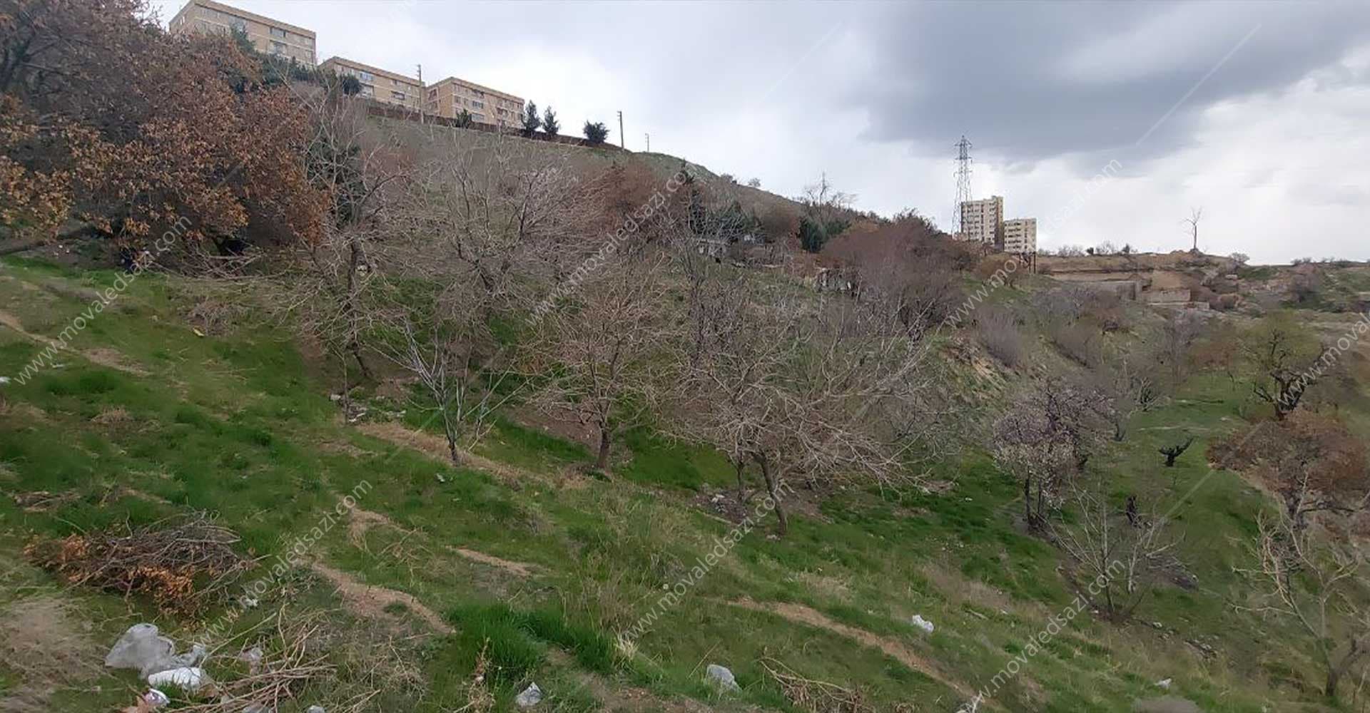اعیانی یک قطعه زمین مشجر شناسه 1932